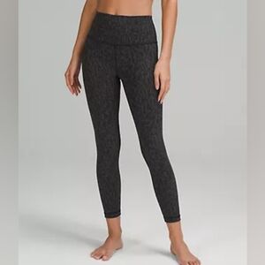 Lululemon Wunder Under High Rise Tight 25 Full On Luxtreme Size 16 Leopard Camo